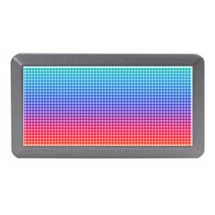 Plaid Rainbow Retina Green Purple Red Yellow Memory Card Reader (mini) by Mariart