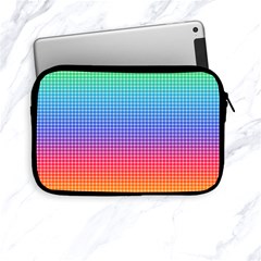 Plaid Rainbow Retina Green Purple Red Yellow Apple Ipad Mini Zipper Cases by Mariart