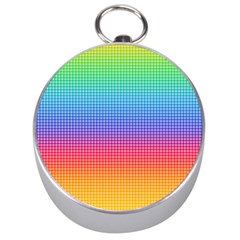 Plaid Rainbow Retina Green Purple Red Yellow Silver Compasses by Mariart