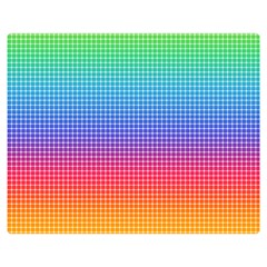 Plaid Rainbow Retina Green Purple Red Yellow Double Sided Flano Blanket (medium)  by Mariart