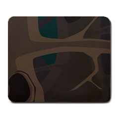 Tree Jungle Brown Green Large Mousepads