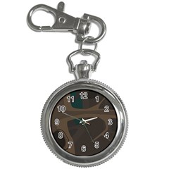 Tree Jungle Brown Green Key Chain Watches by Mariart