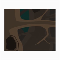 Tree Jungle Brown Green Small Glasses Cloth by Mariart