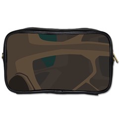 Tree Jungle Brown Green Toiletries Bags 2-side by Mariart