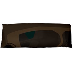 Tree Jungle Brown Green Body Pillow Case (dakimakura)