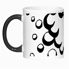 Splash Bubble Black White Polka Circle Morph Mugs by Mariart