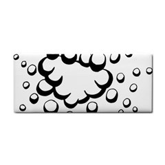 Splash Bubble Black White Polka Circle Cosmetic Storage Cases by Mariart