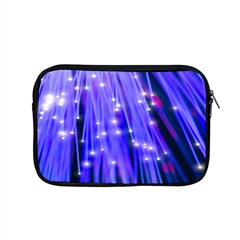 Neon Light Line Vertical Blue Apple Macbook Pro 15  Zipper Case by Mariart