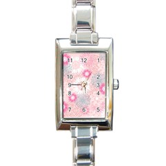 Scrapbook Paper Iridoby Flower Floral Sunflower Rose Rectangle Italian Charm Watch by Mariart