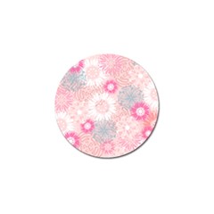 Scrapbook Paper Iridoby Flower Floral Sunflower Rose Golf Ball Marker (10 Pack)