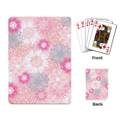 Scrapbook Paper Iridoby Flower Floral Sunflower Rose Playing Card by Mariart