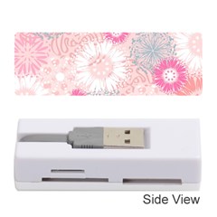 Scrapbook Paper Iridoby Flower Floral Sunflower Rose Memory Card Reader (stick)  by Mariart