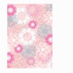 Scrapbook Paper Iridoby Flower Floral Sunflower Rose Large Garden Flag (two Sides) by Mariart