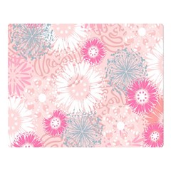 Scrapbook Paper Iridoby Flower Floral Sunflower Rose Double Sided Flano Blanket (large) 