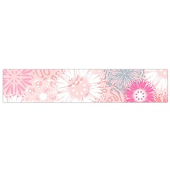 Scrapbook Paper Iridoby Flower Floral Sunflower Rose Flano Scarf (small) by Mariart