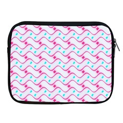 Squiggle Red Blue Milk Glass Waves Chevron Wave Pink Apple Ipad 2/3/4 Zipper Cases by Mariart