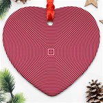 Stop Already Hipnotic Red Circle Ornament (Heart) Front