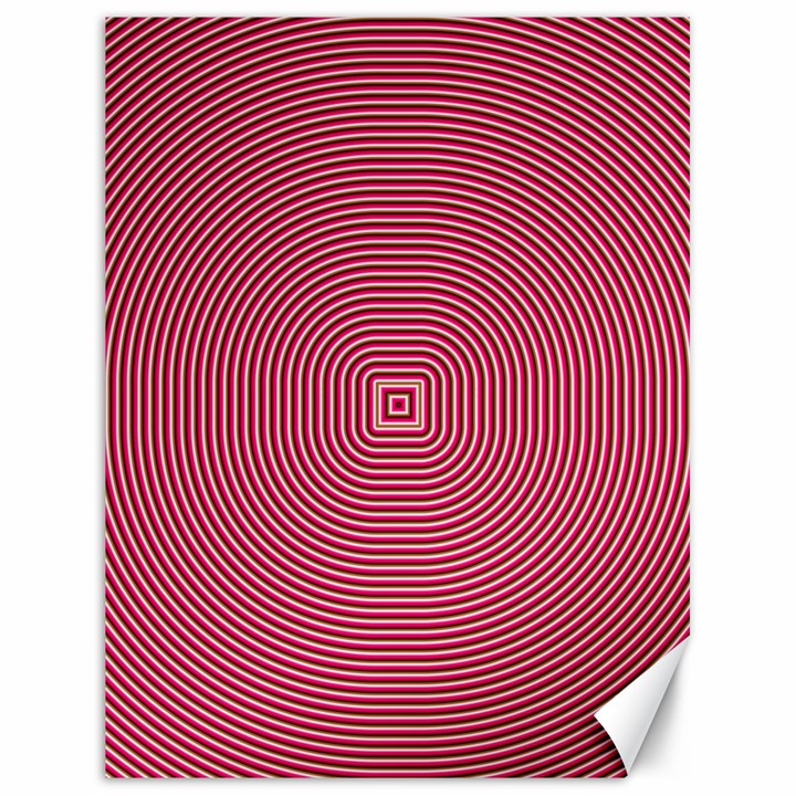 Stop Already Hipnotic Red Circle Canvas 18  x 24  