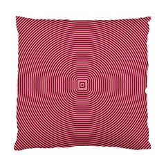 Stop Already Hipnotic Red Circle Standard Cushion Case (one Side)