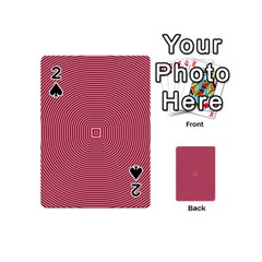 Stop Already Hipnotic Red Circle Playing Cards 54 (mini) 