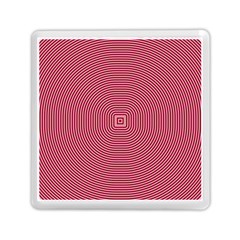 Stop Already Hipnotic Red Circle Memory Card Reader (square)  by Mariart