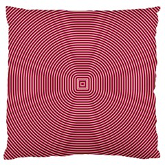 Stop Already Hipnotic Red Circle Large Cushion Case (one Side) by Mariart