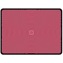 Stop Already Hipnotic Red Circle Double Sided Fleece Blanket (large) 