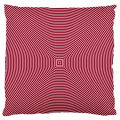 Stop Already Hipnotic Red Circle Large Flano Cushion Case (one Side) by Mariart