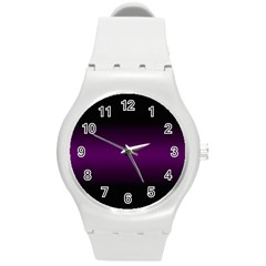 Decorative Pattern Round Plastic Sport Watch (m) by ValentinaDesign