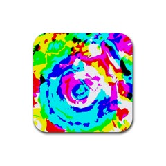 Abstract Art Rubber Coaster (square)  by ValentinaDesign