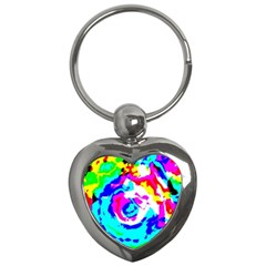 Abstract Art Key Chains (heart)  by ValentinaDesign