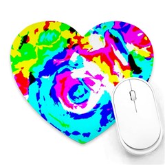 Abstract Art Heart Mousepads by ValentinaDesign