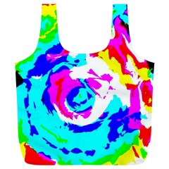 Abstract Art Full Print Recycle Bags (l)  by ValentinaDesign