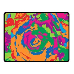 Abstract Art Fleece Blanket (small) by ValentinaDesign