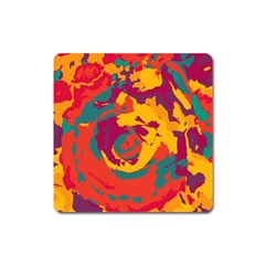 Abstract Art Square Magnet by ValentinaDesign