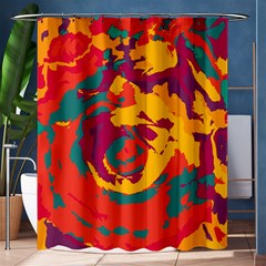 Abstract Art Shower Curtain 60  X 72  (medium)  by ValentinaDesign