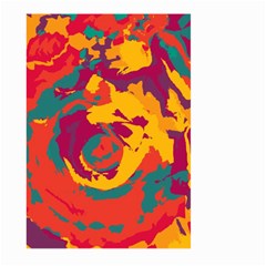 Abstract Art Large Garden Flag (two Sides) by ValentinaDesign