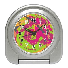 Abstract Art Travel Alarm Clocks by ValentinaDesign