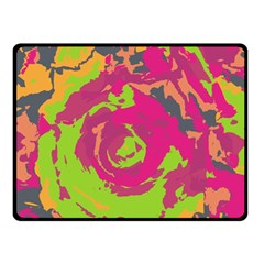 Abstract Art Fleece Blanket (small) by ValentinaDesign