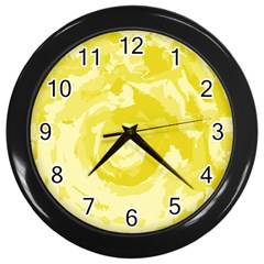 Abstract Art Wall Clocks (black) by ValentinaDesign