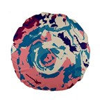 Abstract art Standard 15  Premium Round Cushions Front