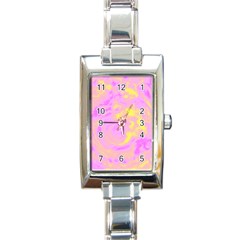 Abstract Art Rectangle Italian Charm Watch by ValentinaDesign