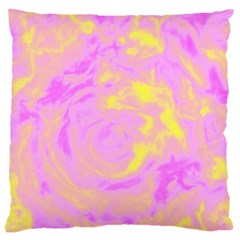 Abstract Art Large Cushion Case (one Side) by ValentinaDesign