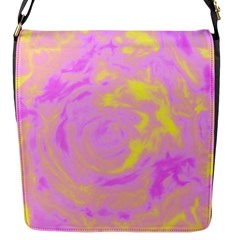 Abstract Art Flap Messenger Bag (s) by ValentinaDesign