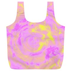 Abstract Art Full Print Recycle Bags (l)  by ValentinaDesign