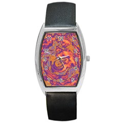 Abstract Art Barrel Style Metal Watch by ValentinaDesign