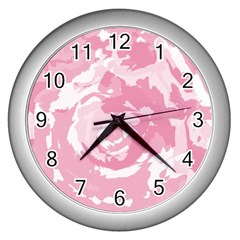 Abstract Art Wall Clocks (silver) 