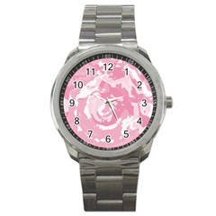 Abstract Art Sport Metal Watch by ValentinaDesign