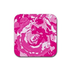 Abstract Art Rubber Coaster (square)  by ValentinaDesign