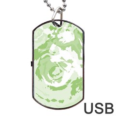 Abstract Art Dog Tag Usb Flash (one Side) by ValentinaDesign